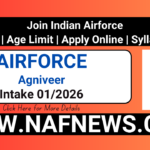 Join Indian Air Force Agniveer Vayu Intake 01/2026