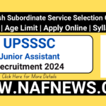 UPSSSC Junior Assistant Recruitment 2024